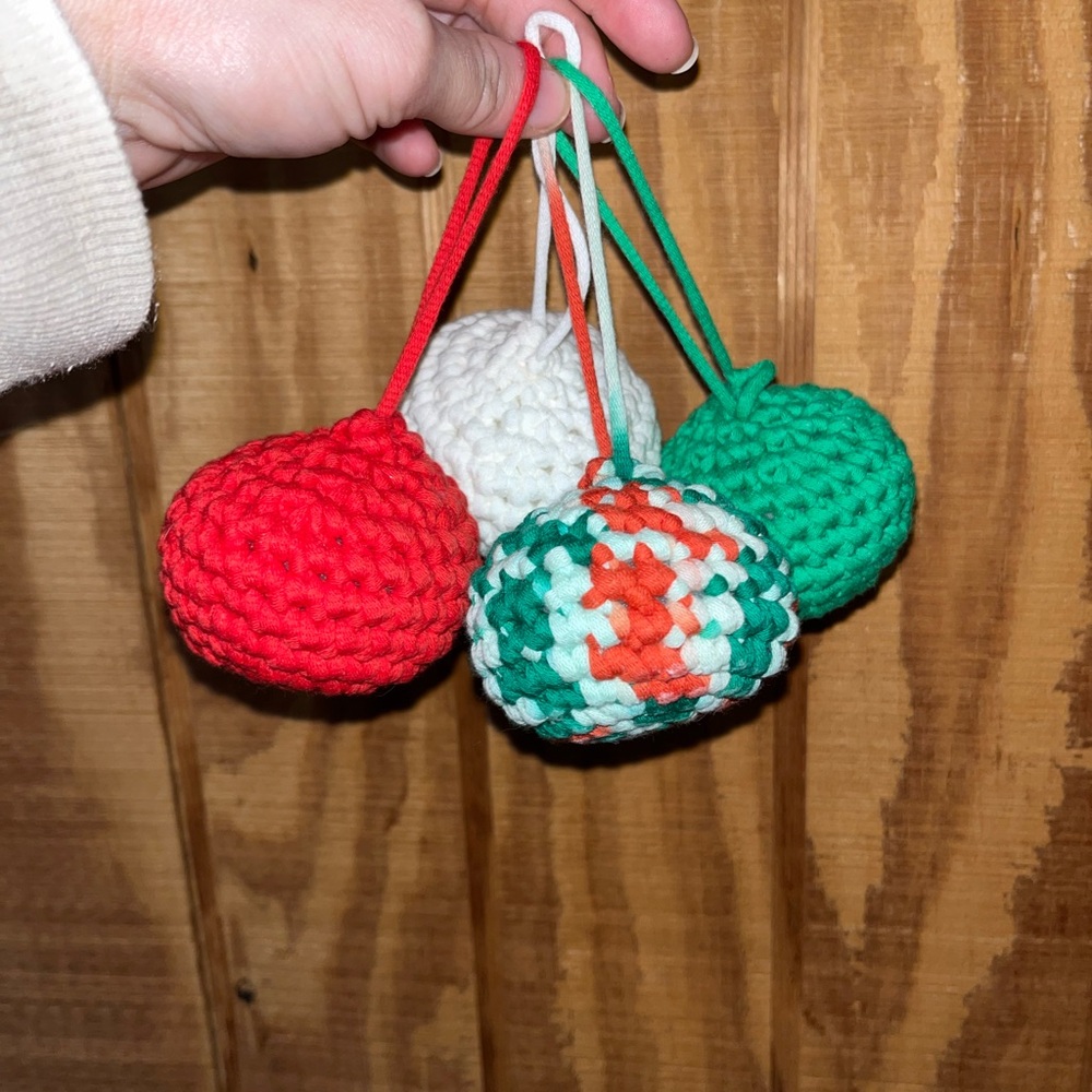 Handmade Crochet Ornament Set